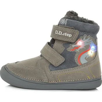 Dětská sportovní obuv D. D. STEP Zimní obuv D.D. STEP Grey W078-886B - šedá blikající Velikost: 32