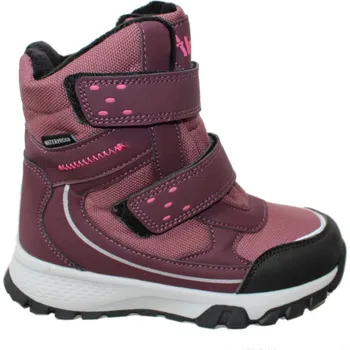 Dětská treková obuv Alpinex A223023BW bordo, tex Velikost: 31