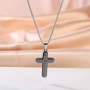 Náhrdelník Jan Kos jewellery Řetízek s přívěskem z oceli STA-2552/SN55