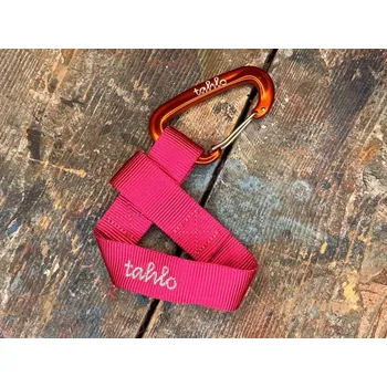 Tahlo poutko s karabinou - černá Barva: žůžově růžová