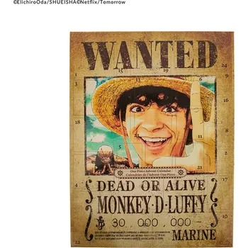 Set školních potřeb Cinereplicas Adventní kalendář One Piece Mini Treasures 2025