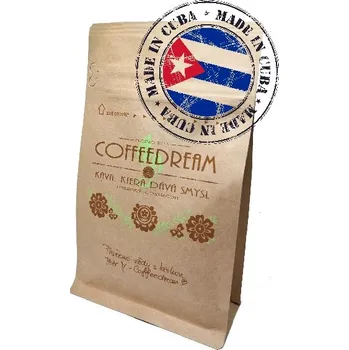 Káva COFFEEDREAM | Kuba Serrano Lavado - 100g / třívrstvý sáček se zipem / Zrnková Káva Cuba A36