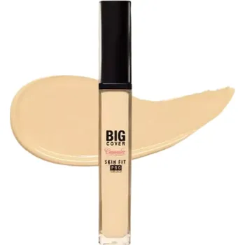 Přípravek na tvář Etude - Big Cover Skin Fit Concealer Pro 7g - Neutral Vanilla