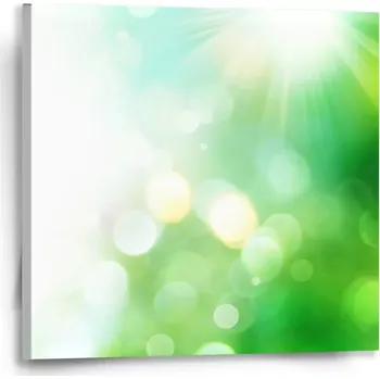 Obraz Sablio Obraz Zelená abstrakce - 50x50 cm