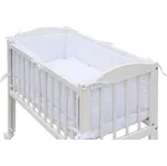 7dílná souprava MARTIN do postýlky Scarlett BABY 90 x 41 cm - bílá