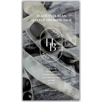 Pleťová maska Heveblue - Black Yuja Bean Makeup Spa Mask Pack