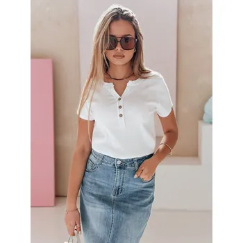 Dámská halenka Dámská halenka one size žebrované KISS LOOK RY2836 Barva: Černá, Velikost: ONE SIZE