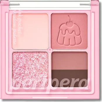 Oční stíny Peripera - Ink Pocket Shadow Palette Soda Café Collection - #06 Signature Is Mute