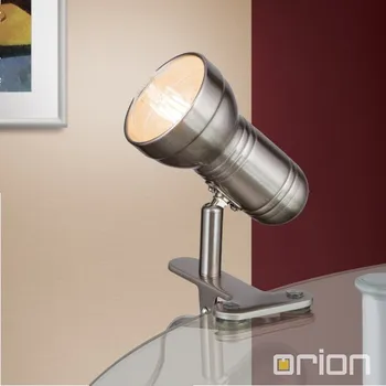 Lampička Orion Str10-411-S Klipová stolní lampa WILHELM satin