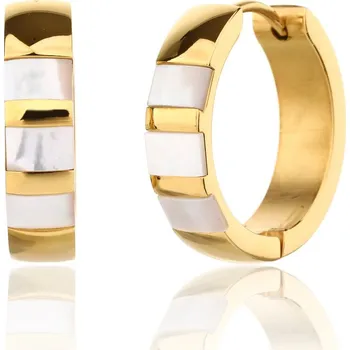 Náušnice Jan Kos jewellery náušnice z oceli s perletí STA-7189/GT00