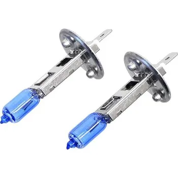 Autožárovka COMPASS Žárovka 12V H1 100W P14,5s WHITE LASER 2ks