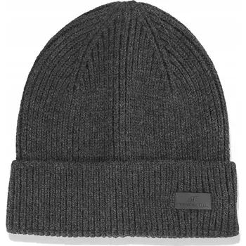 Čepice 4F zimní čepice beanie šedá, velikost M