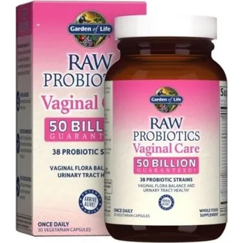 Přírodní produkt Raw probiotika-vaginální péče - 30 KAPSLÍ GARDEN OF LIFE