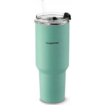 Termohrnek TERMOHRNEK se slámkou, VAKUOVÝ, ZELENÝ, VELKÝ Konighoffer Davos 1200 ml