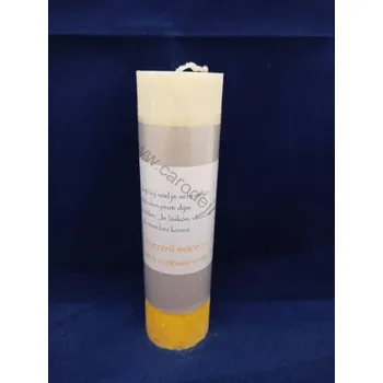 Svíčka Reverzní svíce Úspěch a vítězství ve všech Vašich snahách velká