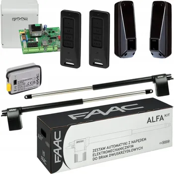 Pohon brány Pohon pro dvoukřídlé brány Faac wjazdowej zdalny siłownik z pilotem