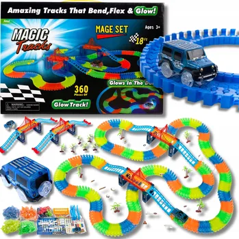 autodráha Závodní autodráha ChRLD 388 dílů, pestrobarevná