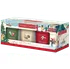 Svíčka Yankee Candle Xmas Tumbler dárková sada 2025 3x 142 g Balsam & Cedar/Christmas Cookie/Sparkling Cinnamon