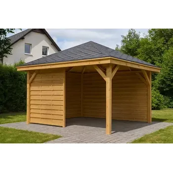 Pergola Dřevěná pergola Altán Kuba+Roma 370x370