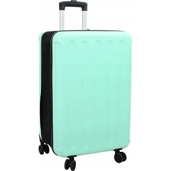 Kufr s zámkem, mátový, 43 x 27 x 66 cm, ABS plast