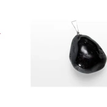 TURMALÍN ČERNÝ tromlovaný - přívěšek MINERÁLNÍ KAMENY