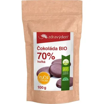 Čokoláda Čokoláda hořká BIO 70% 100g ZDRAVÝ DEN