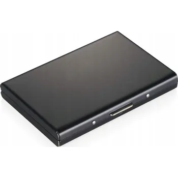 Ultra tenká kovová peněženka na karty z hliníku s RFID blokováním