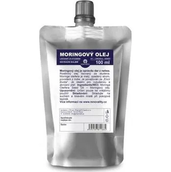 Pleťový olej MORINGOVÝ OLEJ LISOVANÝ ZA STUDENA 100ml - náhradní balení RENOVALITY