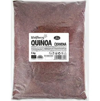 BIO QUINOA - 500g - 5 kg - 25 kg - WOLFBERRY Balení 2: 5 kg BIO ČERVENÁ
