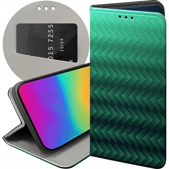 Pouzdro na mobilní telefon Flipové pouzdro Hello Case pro Xiaomi Redmi 10C, zelené