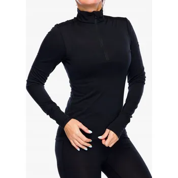 Dámská mikina Dámská termo Mikina Super.natural Tundra 175 Zip 1/4 - černá M