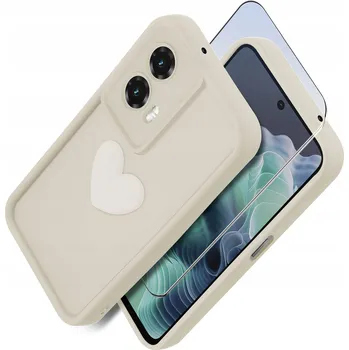 Pouzdro na mobilní telefon Zadní Kryt KrainaGSM pro Motorola Moto G35 bílý