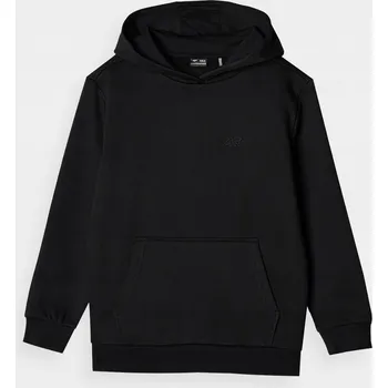 Chlapecká mikina Dětská mikina 4F polyester , černá, velikost 158