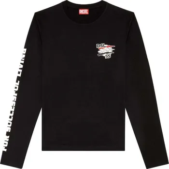 Pánská móda Diesel Felpa s dlouhým rukávem Diesel černá 3492951