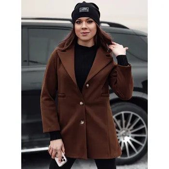 Dámský kabát Dámský kabát přechodný jednořadý BELVEONE NY0731 Barva: Světle Šedá, Velikost: ONE SIZE