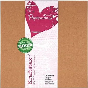 Kraftstax sada kartonových papírů 20 x 20 cm (20 ks)