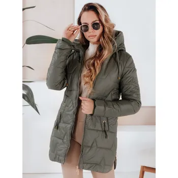 Dámská bunda Prošívaná dámská zimní bunda s kapucí TY5089 Barva: Světle Hnědá, Velikost: XL