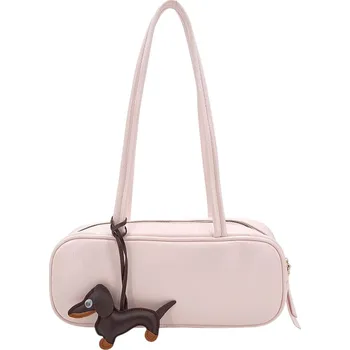Kabelka Moderní dámská kabelka růžová 9T2RB