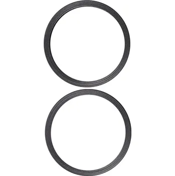 Náhradní ocelové kroužky zadní kamery pro iPhone 11 - černé