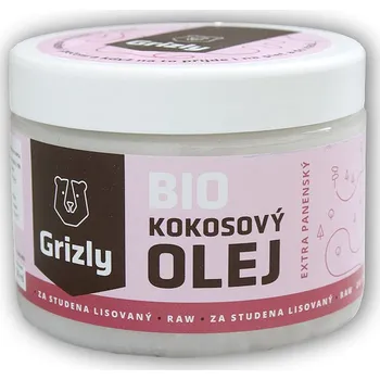 Potravina KOKOSOVÝ olej panenský BIO 500 ml GRIZLY
