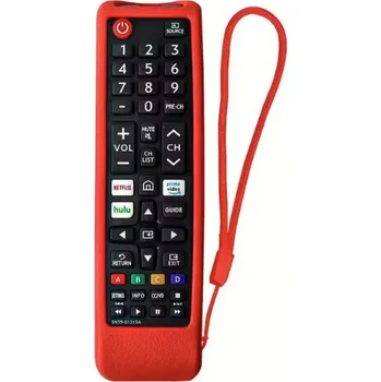 Pouzdro na mobilní telefon Silikonový obal AK59-00149A pro Samsung TV - Červený