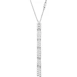 Michael Kors Stříbrný náhrdelník se zirkony Premium MKC1811040 + 2 měsíce na vrácení zboží