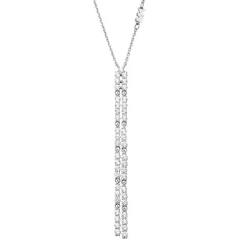 Náhrdelník Michael Kors Luxusní stříbrný náhrdelník se zirkony Premium MKC1811040 + 2 měsíce na vrácení zboží