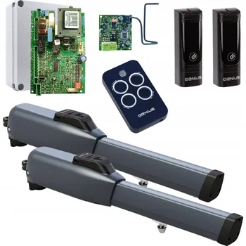 Pohon pro dvoukřídlé brány Faac wjazdowej siłownik fotokomórka zdalny 230 V