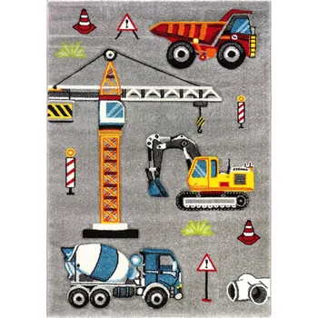 Koberec KOBEREC DĚTSKÝ AUTA VOZIDLA MĚKKÝ CHLAPECKÝ PRO CHLAPCE DIAMON