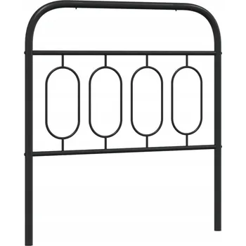 Kovové čelo, černé, 90 cm