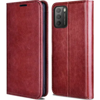 Pouzdro na mobilní telefon Flipové pouzdro NSTYL pro Xiaomi Redmi 9T červené