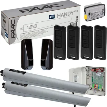 Pohon brány Pohon pro dvoukřídlé brány Faac wjazdowej zdalny siłownik z pilotem