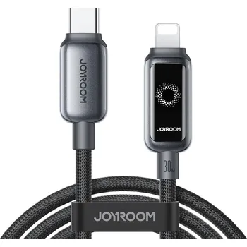 Datový kabel Joyroom S-A55 kabel USB-C PD - Apple Lightning 1,2m, 30W, opletený / rychlonabíjecí, černý