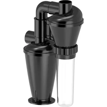 Hubice k vysavači Cyklonový separátor prachu 50 mm bezsáčkový dvojitý odlučovač do dílny s příslušenstvím pro vysavače a odsávání nečistot